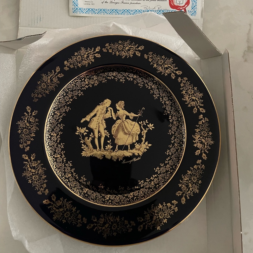 Limoges Castel Authentic Decorative Wall Plate